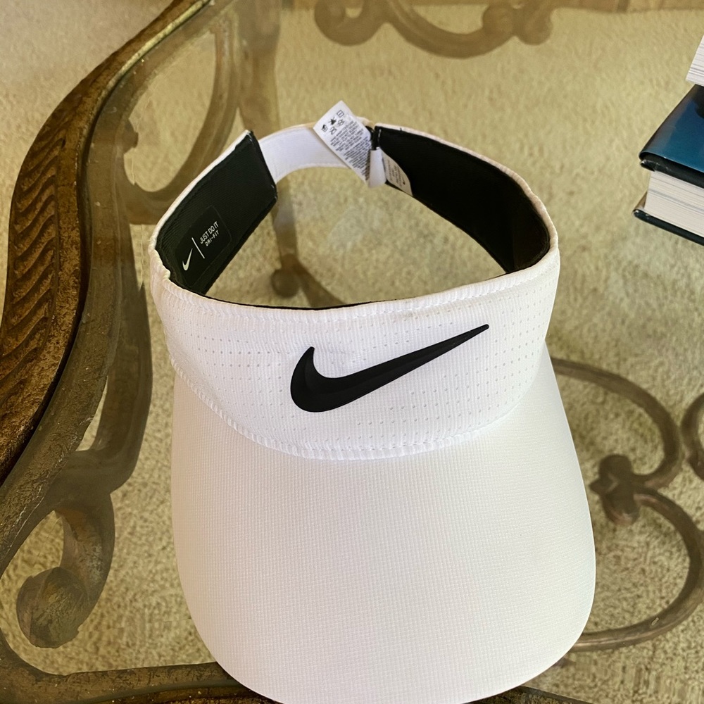 White Nike visor